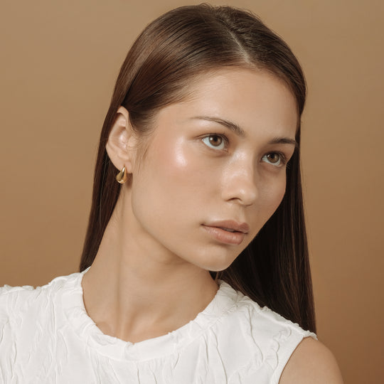 Orti Teeny-Tiny Earrings (18K Gold Brass)