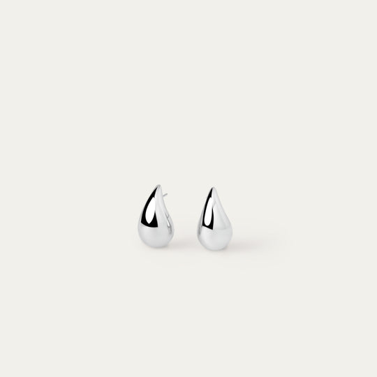 Orti Teeny-Tiny Earrings (Silver Brass)