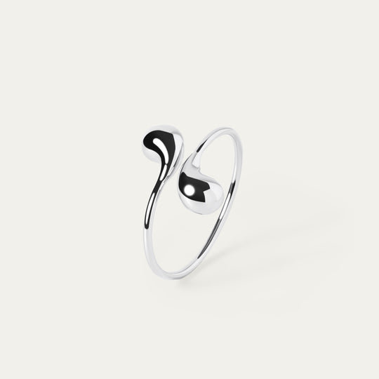 Orti Tiny Bangle (Silver Brass)