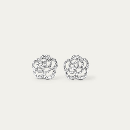 Osana CZ Earrings (Silver Brass)