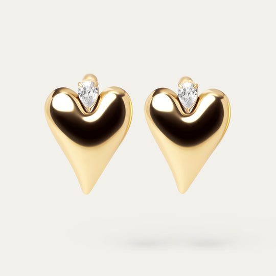 Owdi CZ Studs (18K Gold Stainless Steel)
