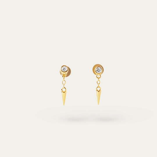 Pani CZ Studs (18K Gold Vermeil)