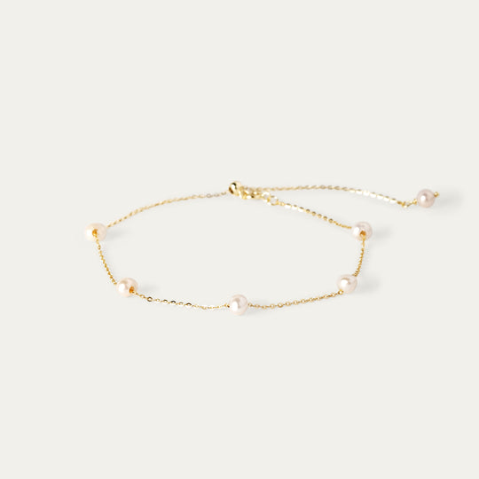 Piah Pearl Bracelet (14K Gold Vermeil)