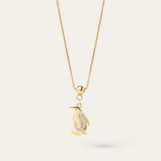 Pinguino CZ Charm (18K Gold Vermeil)