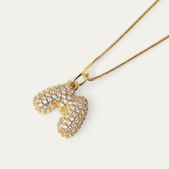 Plu CZ Charm (18K Gold Brass, M)