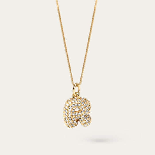 Plu CZ Charm (18K Gold Brass, R)