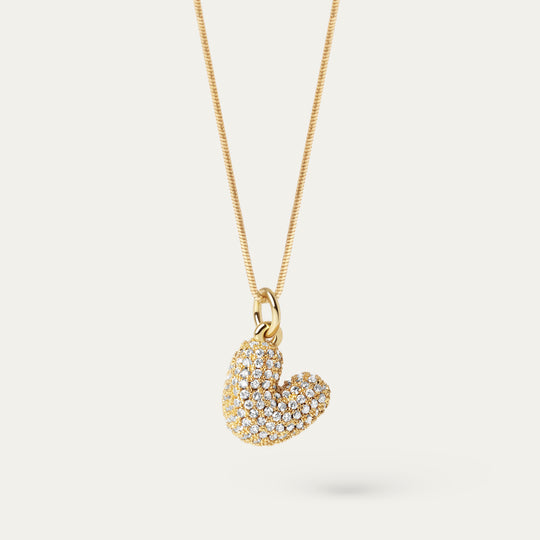 Plu CZ Charm (18K Gold Brass, V)