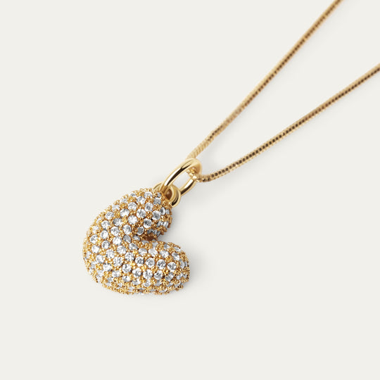 Plu CZ Charm (18K Gold Brass, V)