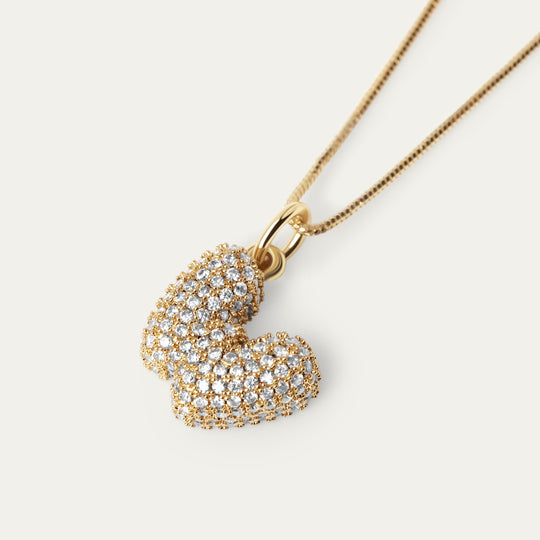 Plu CZ Charm (18K Gold Brass, W)
