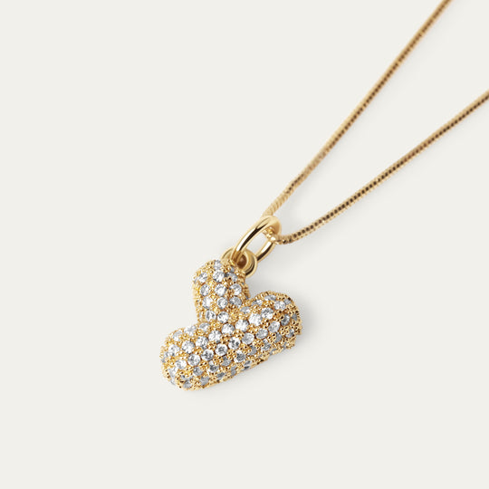 Plu CZ Charm (18K Gold Brass, Y)