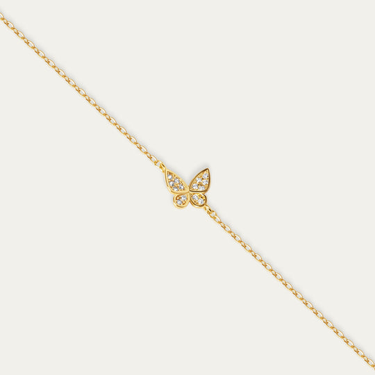 Raz CZ Bracelet (18K Gold Vermeil)