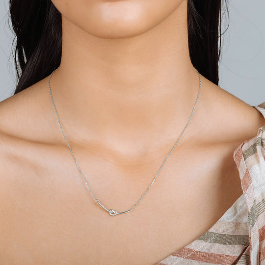 Rey CZ Necklace (925 Sterling Silver)