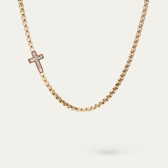 Ristow CZ Necklace (18K Gold Stainless Steel)