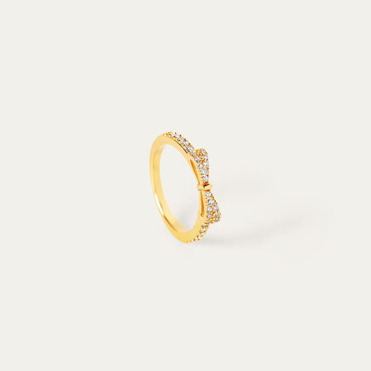 Riva CZ Ring (18K Gold Vermeil, Size 6)