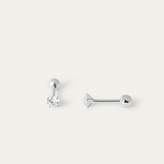 Sadi Teeny-Tiny CZ Studs (925 Sterling Silver)