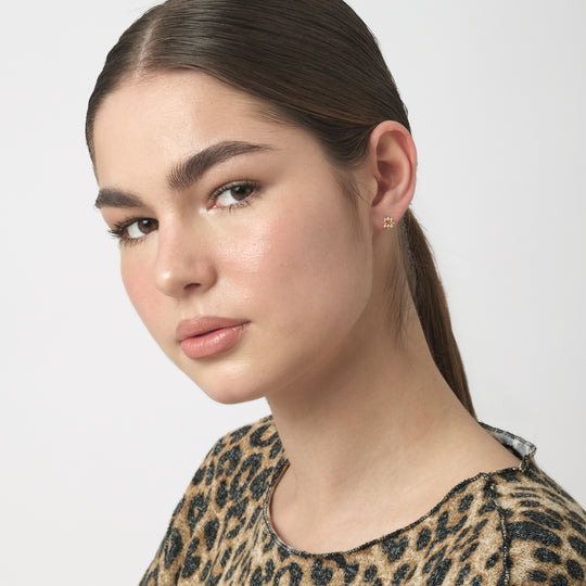 Sano CZ Studs (18K Gold Vermeil)