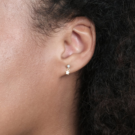 Sati CZ Studs (18K Gold Vermeil)