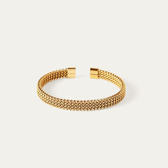 Savi Tiny Bangle (18K Gold Stainless Steel)