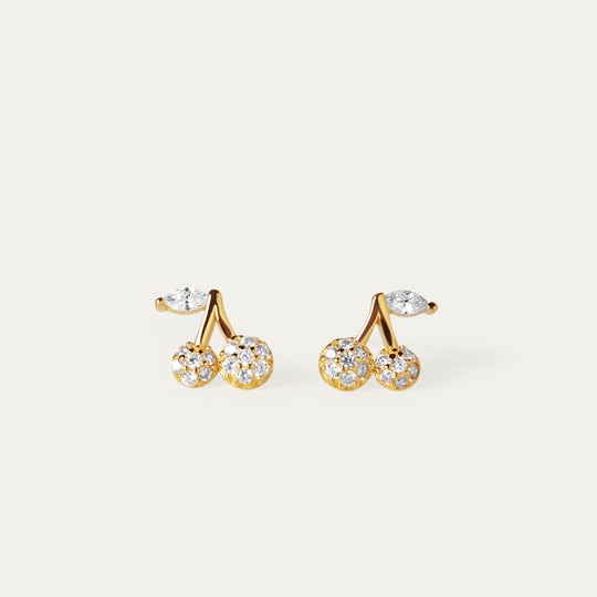Sheri CZ Studs (18K Gold Vermeil)