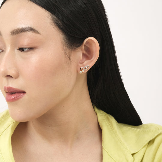 Sheri CZ Studs (18K Gold Vermeil)