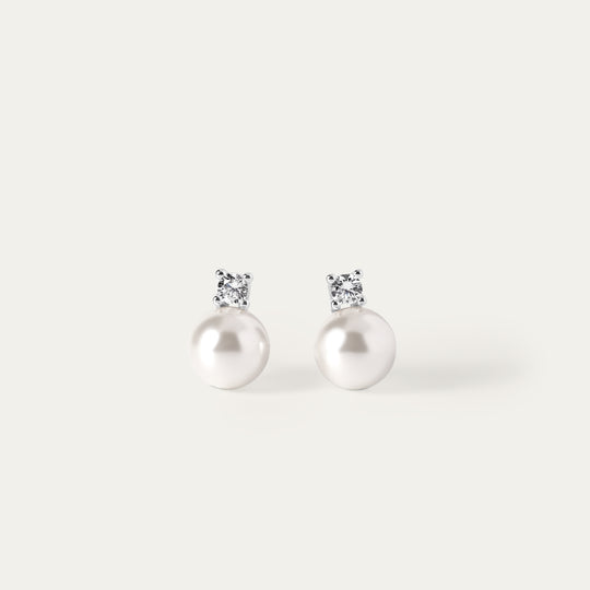 Sidd Pearl Earrings (925 Sterling Silver)