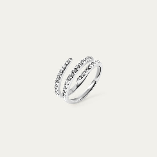 Sted CZ Ring (Stainless Steel)