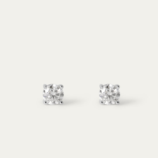 Stel 0.50ct Moissanite Studs (925 Sterling Silver)