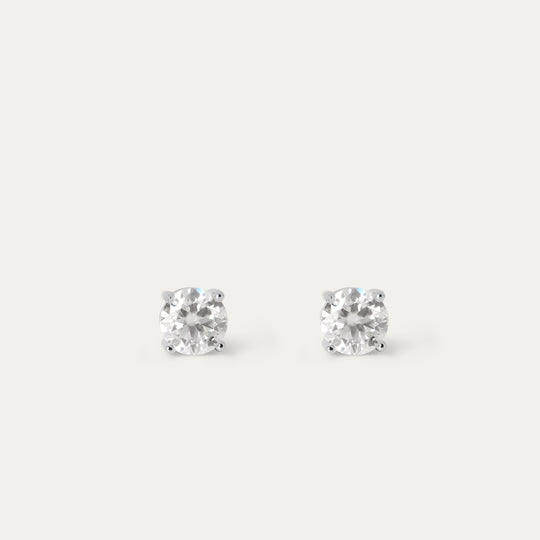 Stel 1.0ct Moissanite Studs (925 Sterling Silver)