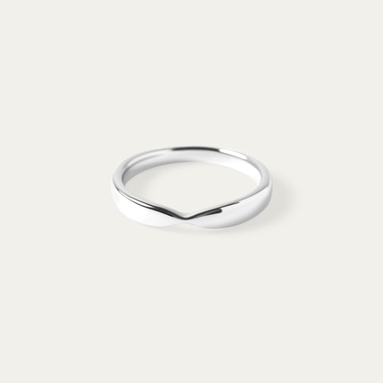 Tap Ring (925 Sterling Silver, Size 10)