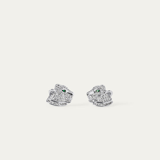 Thera CZ Studs (Silver Brass)