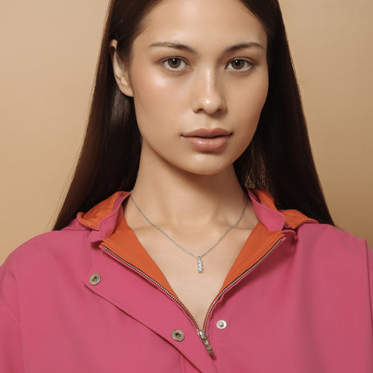 Thirio 0.30ct Moissanite Necklace (925 Sterling Silver)