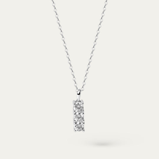 Thirio 0.30ct Moissanite Necklace (925 Sterling Silver)