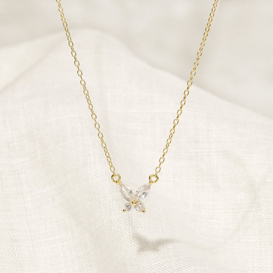 Tier CZ Necklace (18K Gold Vermeil)