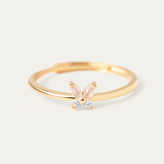 Tier CZ Ring (18K Gold Vermeil)