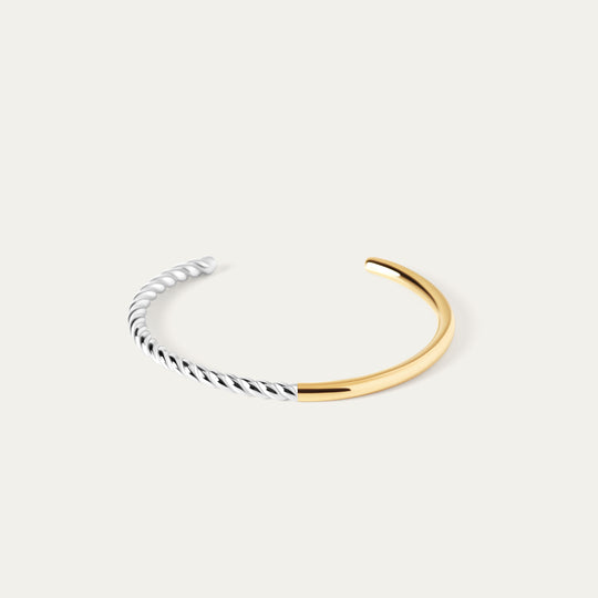 Tish Bangle (Two-Tone Stainless Steel)
