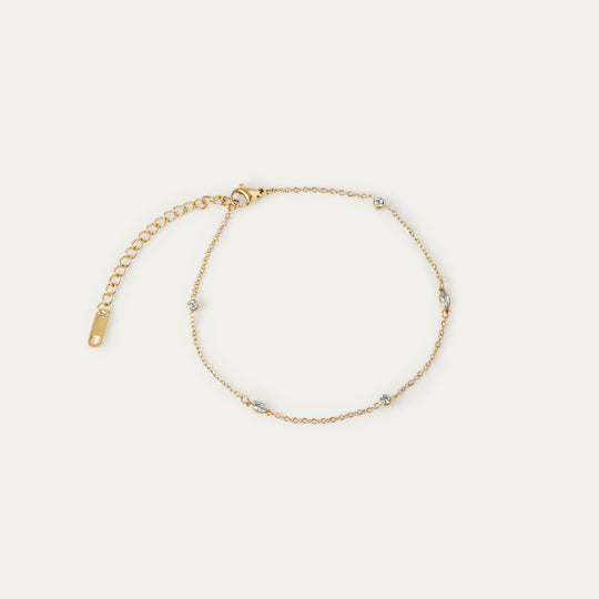 Tissan Anklet (18K Gold Stainless Steel)