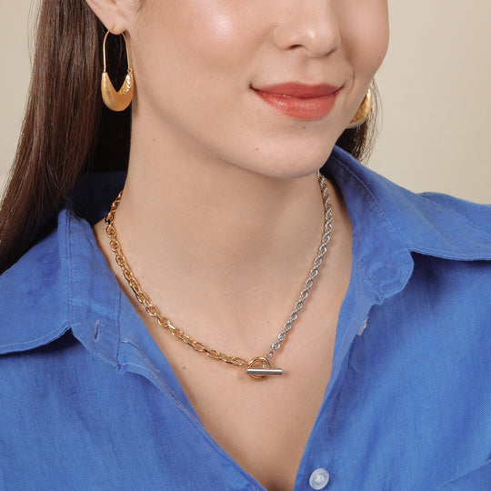 Tiya Necklace (Gold Stainless Steel)