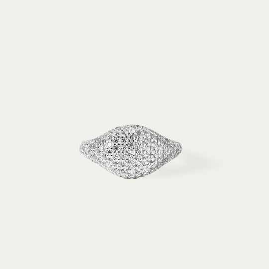 Urma Tiny CZ Ring (925 Sterling Silver, Size 3)