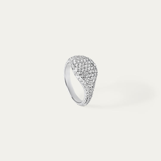 Urma Tiny CZ Ring (925 Sterling Silver, Size 5)