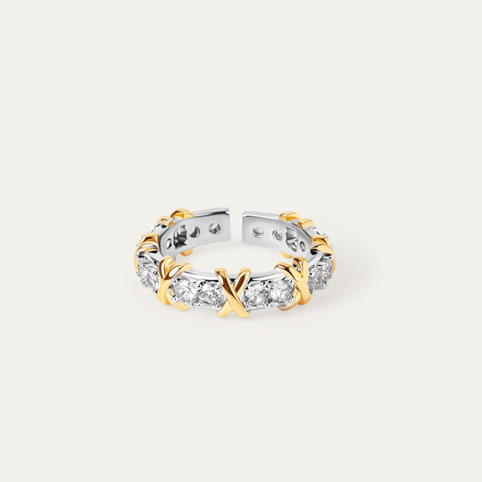 Xenon CZ Ring (18K Gold Brass)