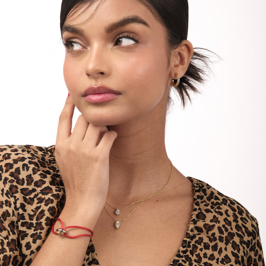 Yeva CZ Studs (18K Gold Brass)