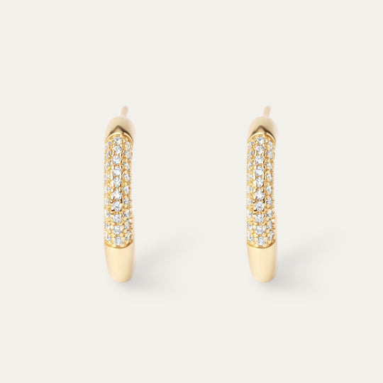 Yeva CZ Studs (18K Gold Brass)