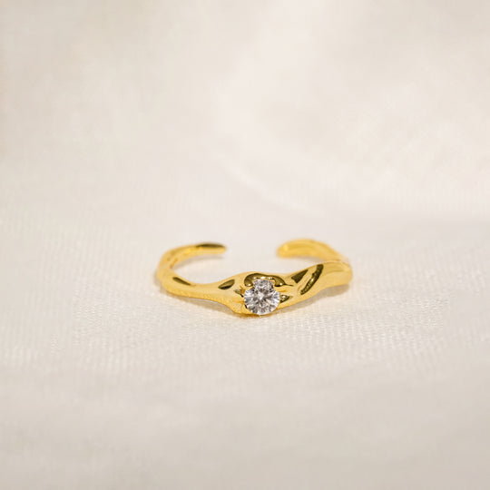 Antwa CZ Ring (18K Gold Vermeil)
