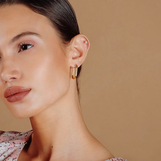 Anvelin Hoops (18K Gold Vermeil)