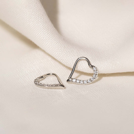 Ayo CZ Hoops (925 Sterling Silver)