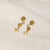 Imel CZ Earrings (18K Gold Vermeil)