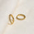 Estona Tiny CZ Hoops (18K Gold Vermeil)