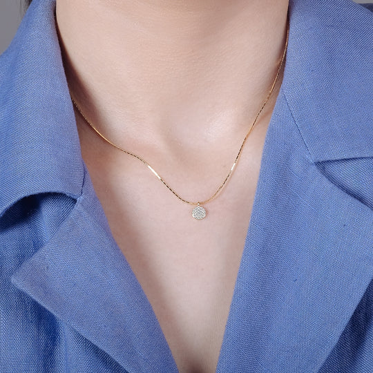 Gavin CZ Necklace (18K Gold Vermeil)