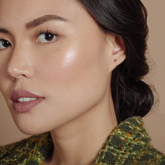 Hola Teeny-Tiny Studs (18K Gold Vermeil)