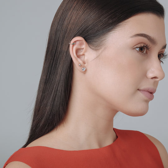 Hola Tiny Studs (925 Sterling Silver)